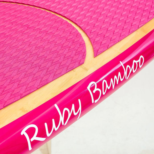 SCK BAMBOO Ruby 11'6'' Bamboo Σανίδα SUP με Μήκος 3.5m Ροζ