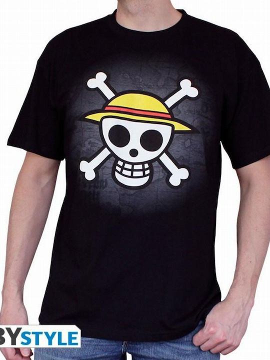 Abysse T-shirt One Piece Μαύρο Βαμβακερό