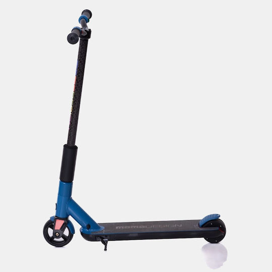 MomoDesign Flasher Electric Children's Scooter with 14km/h Max Speed and 8km Autonomy in Blue Color