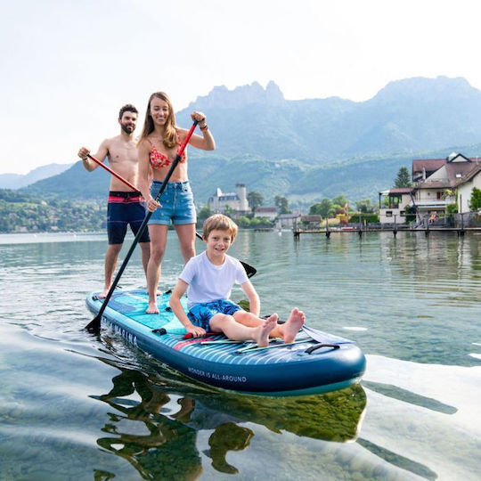 Aqua Marina Super Trip Inflatable SUP Board with Length 3.81m Green