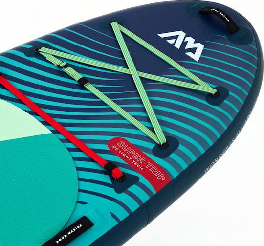 Aqua Marina Super Trip Inflatable SUP Board with Length 3.81m Green