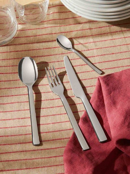 Alessi Cutlery Set Stainless Gray 24pcs