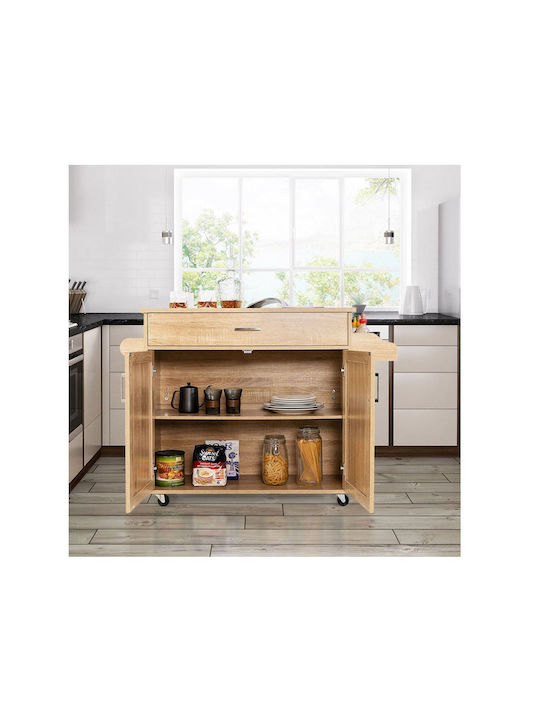 Floor Kitchen Cabinet Brown 116x40x85cm