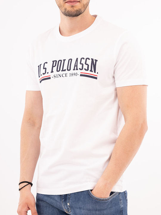 U.S. Polo Assn. Ανδρικό T-shirt Κοντομάνικο White