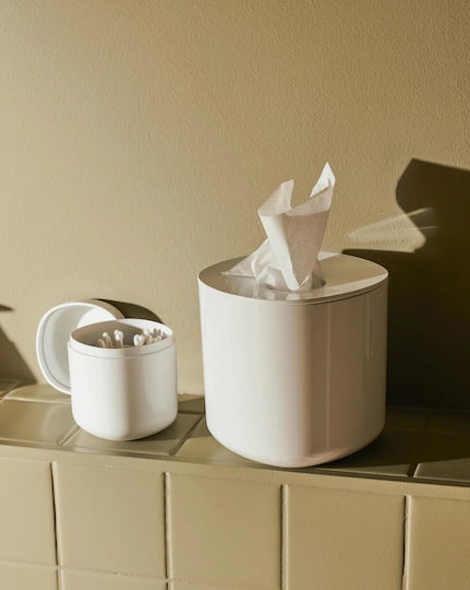 Alessi Plastic Tissue Holder White 15x15x15cm PL15