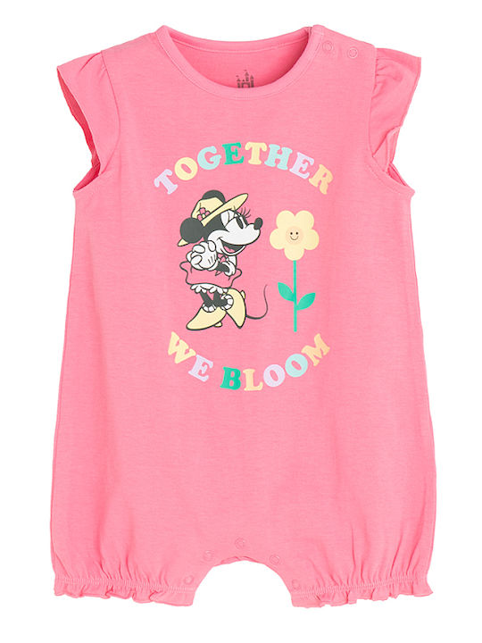 Cool Club Minnie Mouse Set Babystrampler Kurzärmelig Weiß 2Stück
