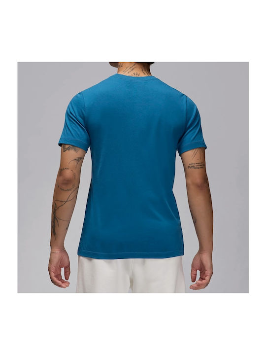 Jordan Jumpman T-shirt Bărbătesc cu Mânecă Scurtă Blue