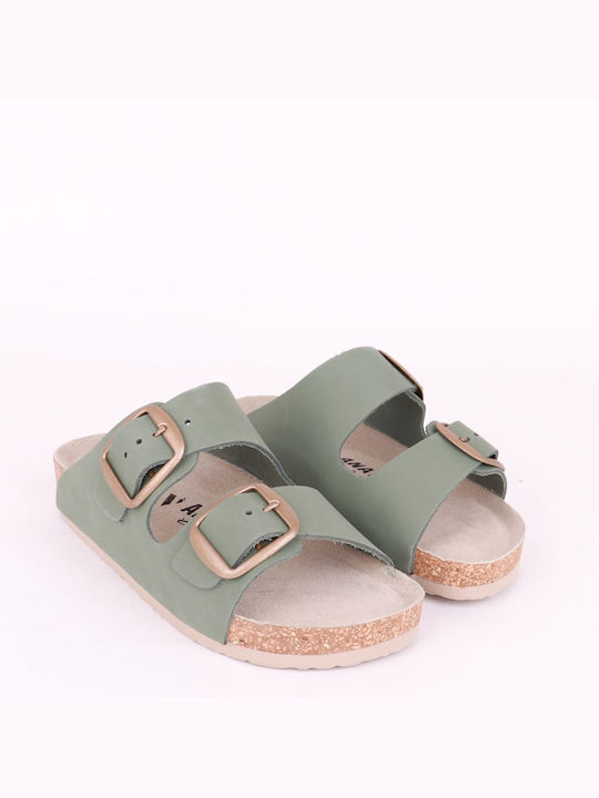 Comfort Way Shoes Sandale dama Anatomic în Culoarea Verde