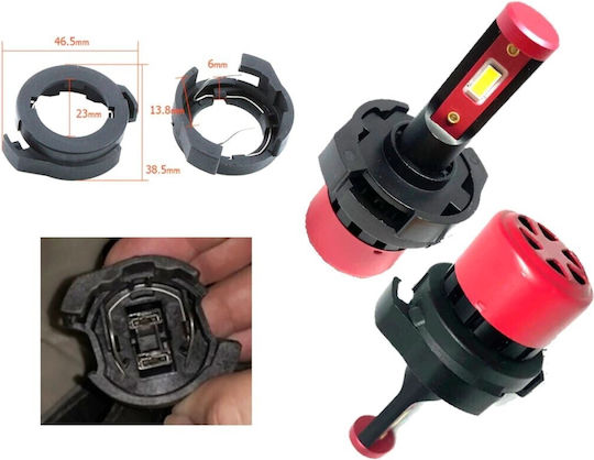 Adaptoare Bec Auto LED H7 pentru Volkswagen Passat Ford Evadare / Kuga 2buc