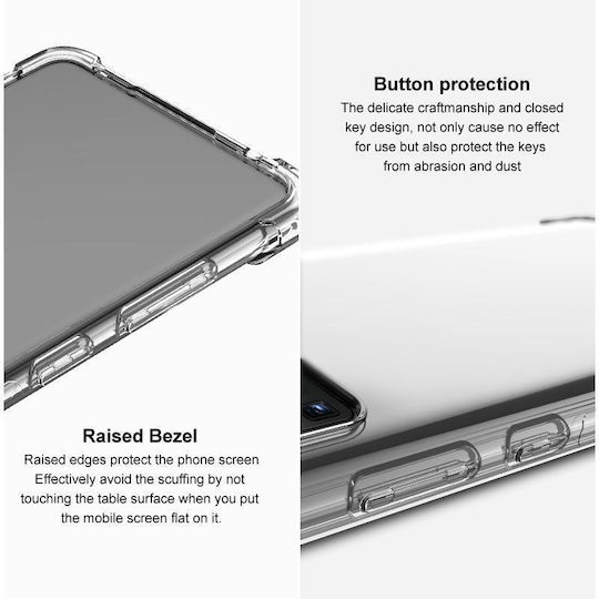 Калъф за телефон Xiaomi 13 Ultra 5g Imak с въздушен мехур и удароустойчив TPU, прозрачен