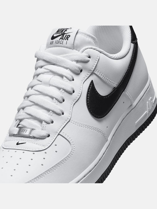 Air Force 1 '07 Ανδρικά Sneakers Λευκό - Μαύρο