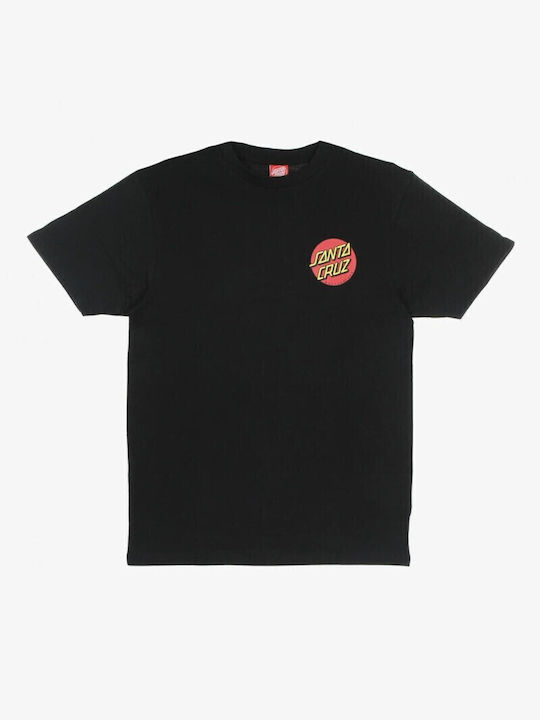 Dot Chest T-shirt Black