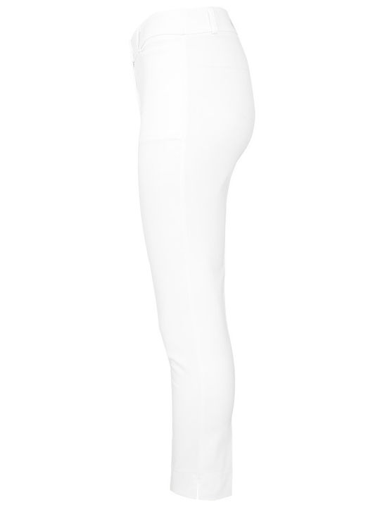 Weiße Basic-Hose