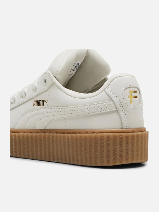 Fenty Creeper Phatty Sneakers Warm White-puma Gold-gum