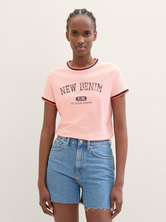 Tom Tailor Women's T-shirt Pink