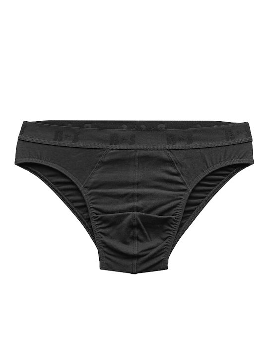 Herren Slips Black 10Packung