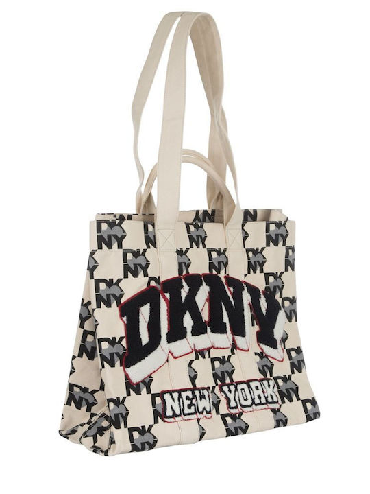 DKNY Дамска Чанта Tote За Ръка Бял