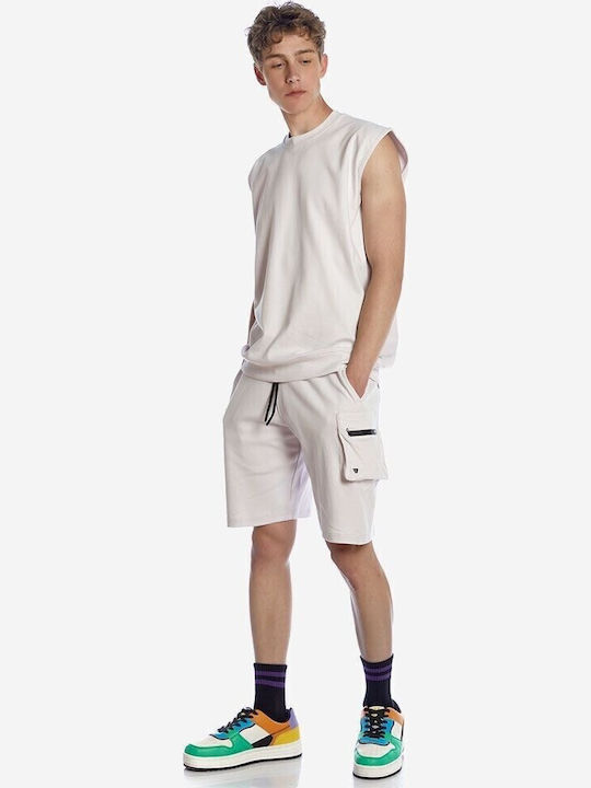 Bermudă Sportivă de Bărbați Lilac