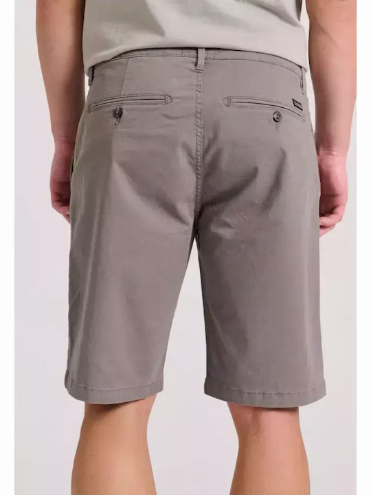 Funky Buddha Essential Ανδρική Βερμούδα Chino Grey