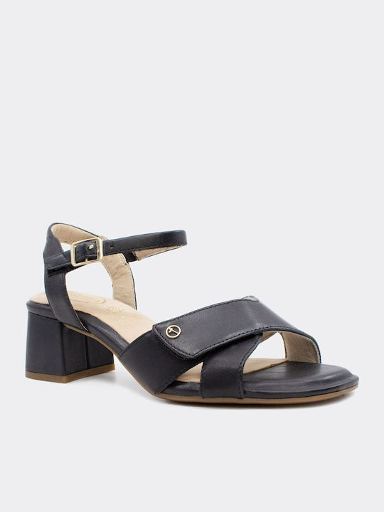 Leder Sandalen Anatomisch Blau