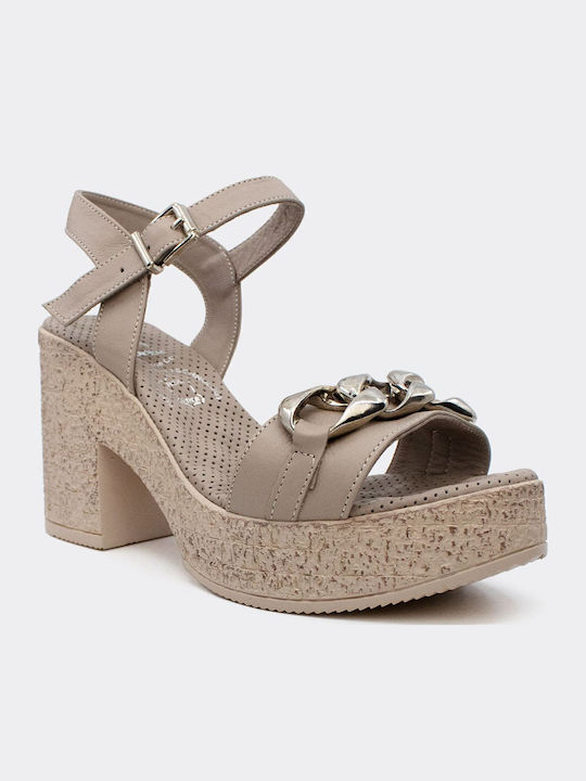 Leather Sandals Anatomic Gray