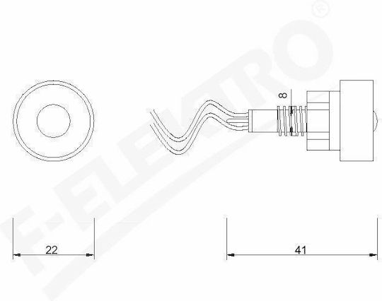 LED Ενδεικτική Λυχνία 230V Πράσινο 1τμχ F4.0065