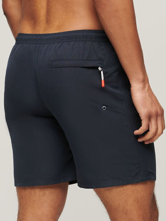 Superdry Herren Badebekleidung Shorts Richest Navy mit Mustern