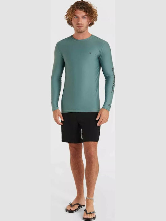 O'Neill Men's Long Sleeve Sun Protection Shirt Green