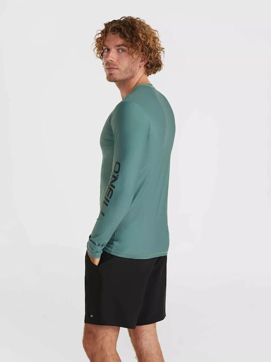 O'Neill Men's Long Sleeve Sun Protection Shirt Green