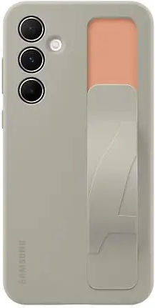 Samsung Standing Grip Umschlag Rückseite Silikon Gray (Samsung A55)