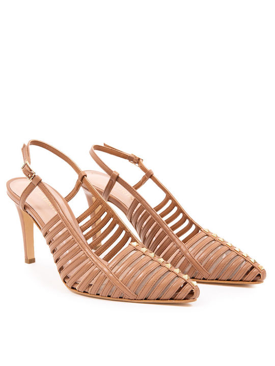 Labrini Brown Heels