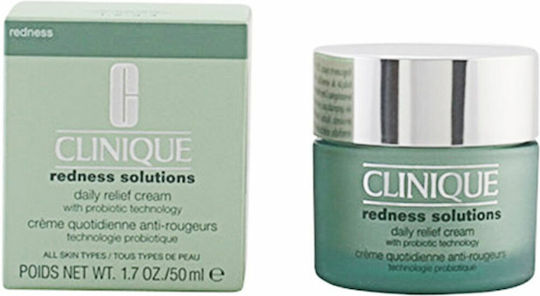 Clinique Redness Solutions Cremă de Față pentru Hidratare și Roșeață cu Prebiotice și Probiotice 50ml