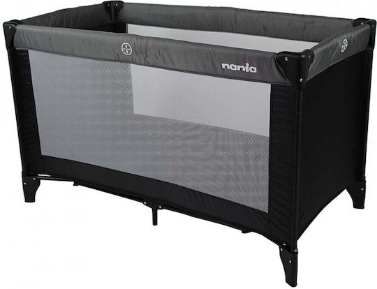 Nania Кошара за игра 2 Нива с Матрак Сив 125x65см