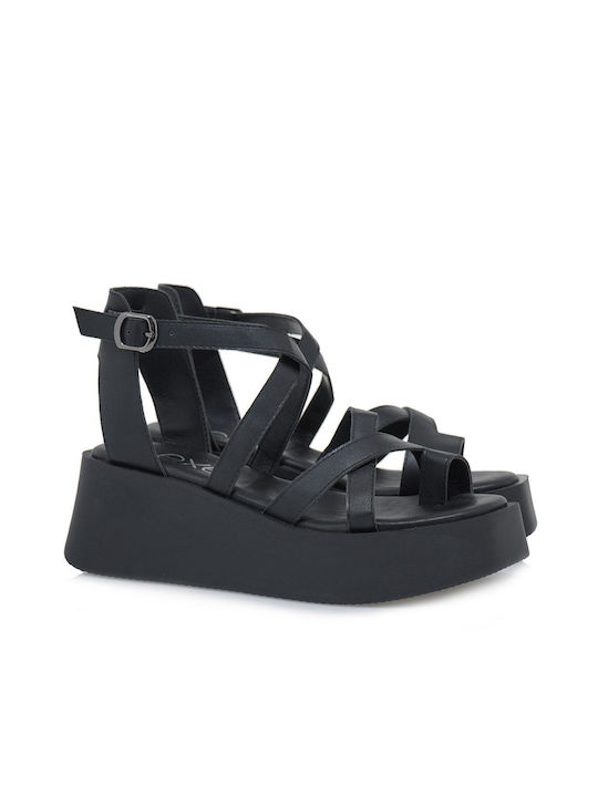 Exe Women's Platform Shoes Black