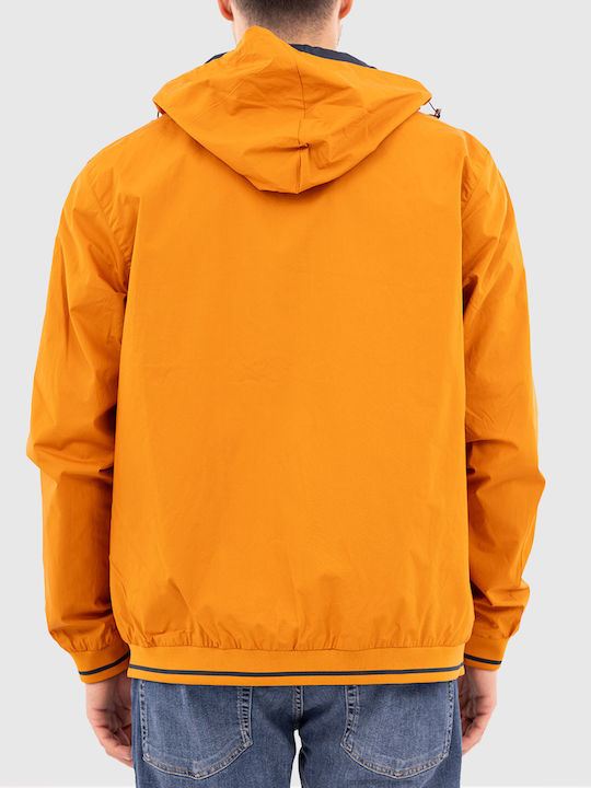 Lexton Herren Jacke Lässig Orange