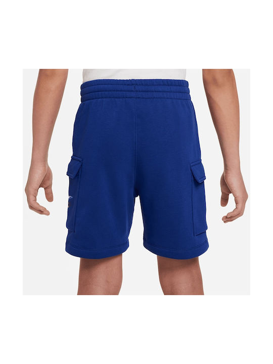 Nike Kinder Shorts/Bermudas Stoff Sportswear Blau