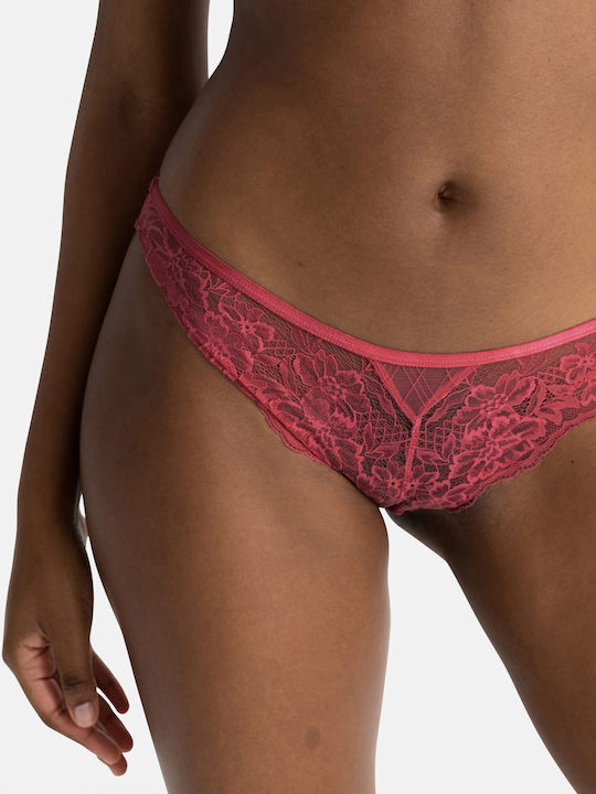 Dorina Saylor Red Brazilian Lace
