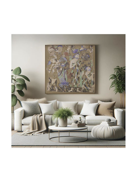 Two Assemblies, From Cave 224, Smithsonian American Art Museum, Gift Of John Gellatly Painting on Canvas 120x120cm