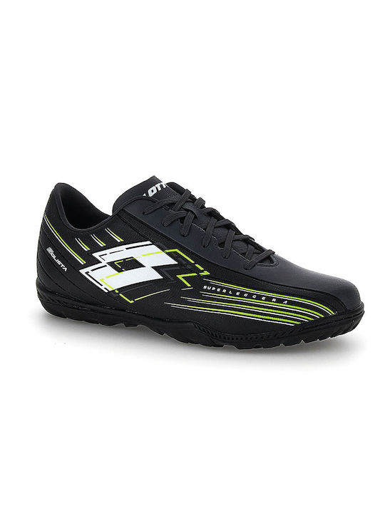 Lotto Solista 700 Viii TF Low Football Shoes with Molded Cleats Black