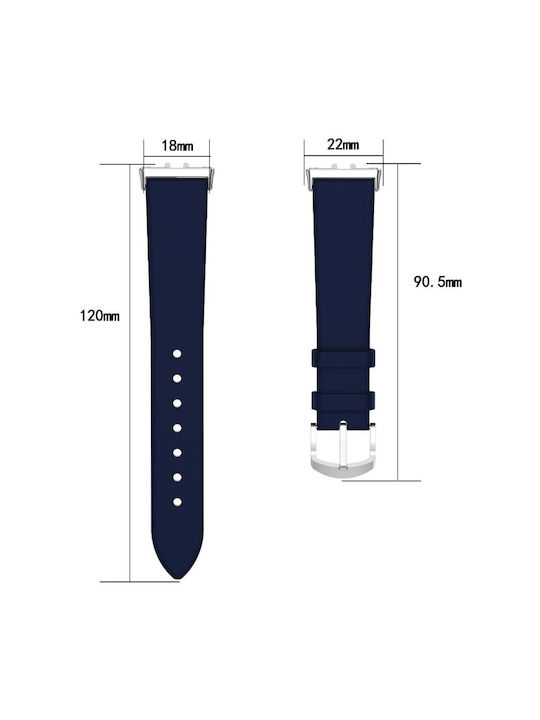 Armband Silikon Schwarz (Redmi Smart Band ProRealme Band 2)
