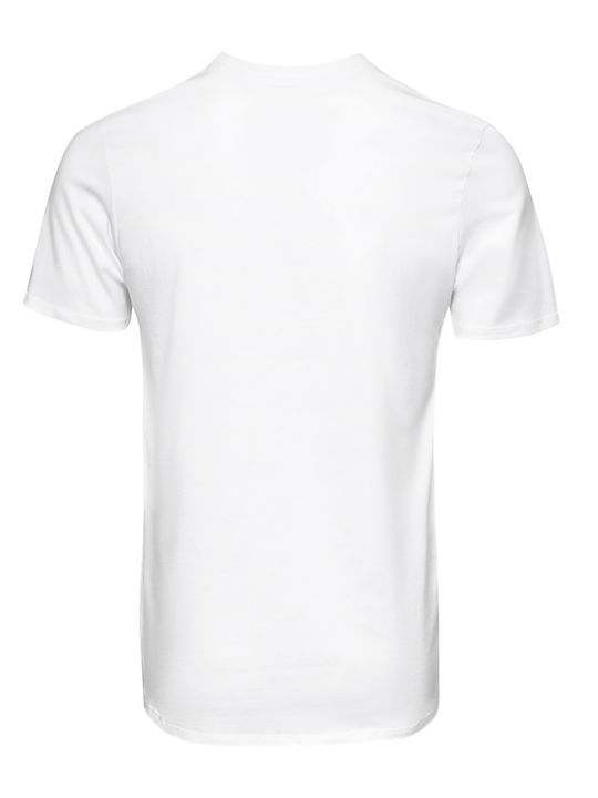 Men's Short Sleeve Blouse White