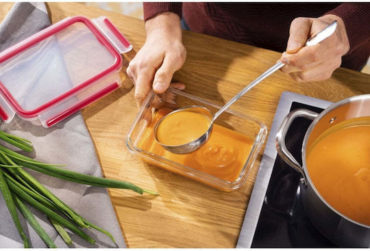 Tefal Cutie pentru Mâncare Sticlă Roșu Potrivit pentru Cuptor cu Microunde 700ml 1buc