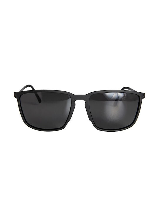 V-store Men's Sunglasses with Black Frame and Black Polarized Lens POL20086BLACK