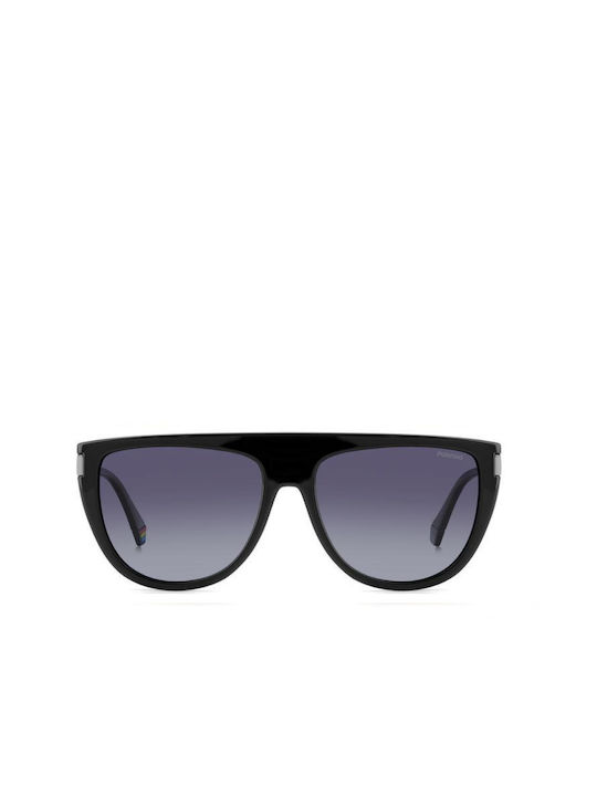 Polaroid Sonnenbrillen mit Schwarz Rahmen und Gray Verlaufsfarbe Linse PLD6221/S 807/WJ