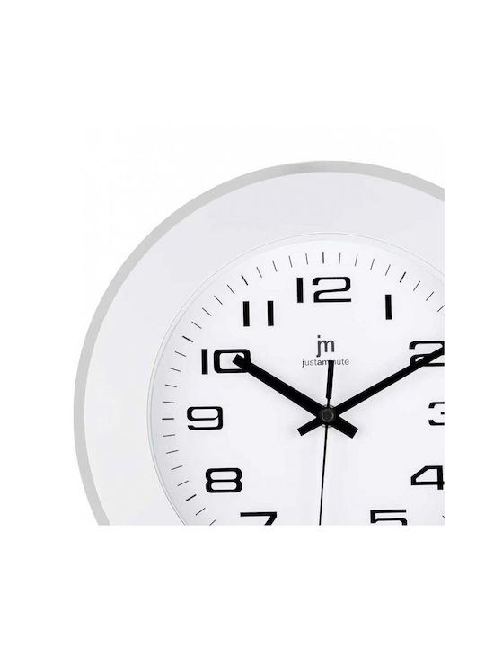 Justaminute Wall Clock Plastic White