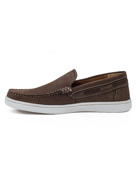 Rover Men's Boat Shoes Brown