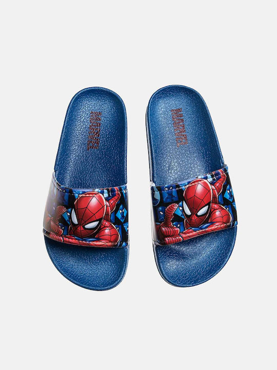 Alouette Șlapi pentru copii Slides Spider-Man Albastre