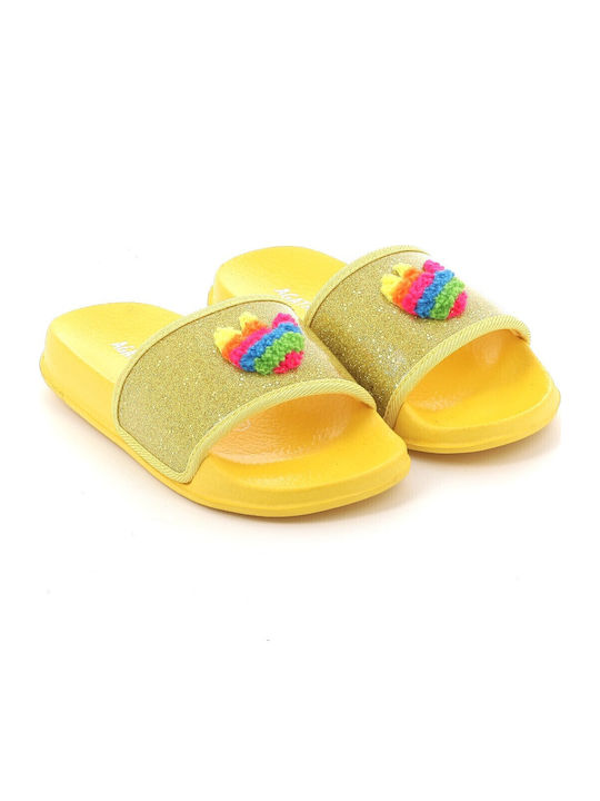 Kinder Flip Flops Gelb