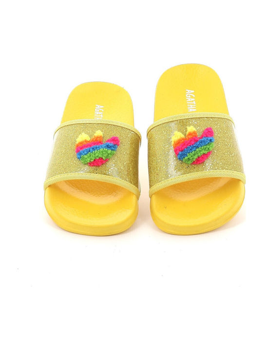 Kinder Flip Flops Gelb