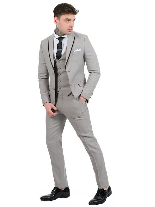 Men's Suit with Vest Greene